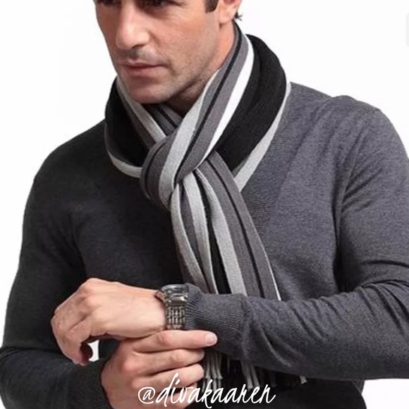 Other - 🎊HP🎊 Men’s Classic Cashmere Fringe Scarf